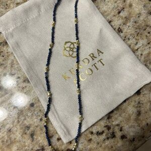 Kendra Scott Blue and Gold Necklace